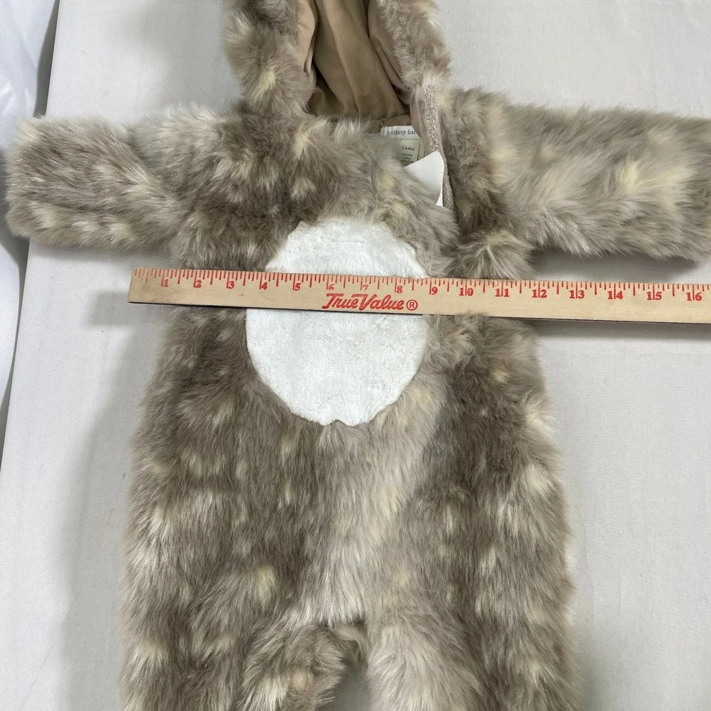 Pottery Barn Kids Faux Fur Brown Spotted Deer Fawn Costume Plush Baby 0-6 Months - Picture 8 of 10